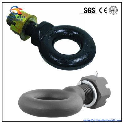 Black Painted Forged Alloy Steel Eye Drawbar