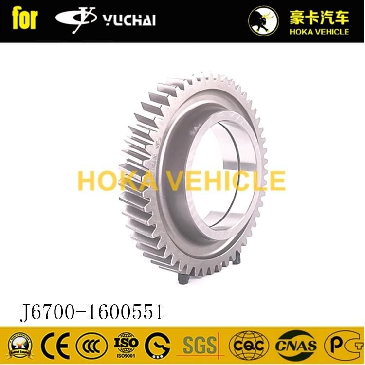 Original Yuchai Engine Spare Parts Idle Gear  J6700-1600551 for Heavy Duty Truck