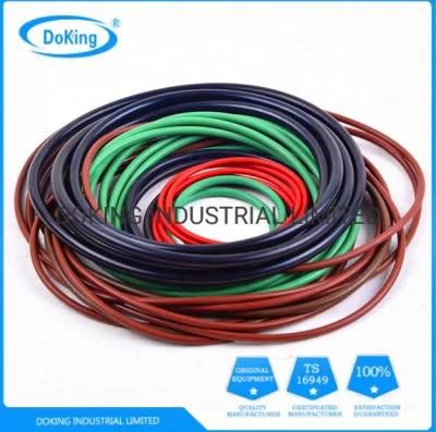 Heat Resistance Green FKM Fluorine Rubber Sealing O Ring