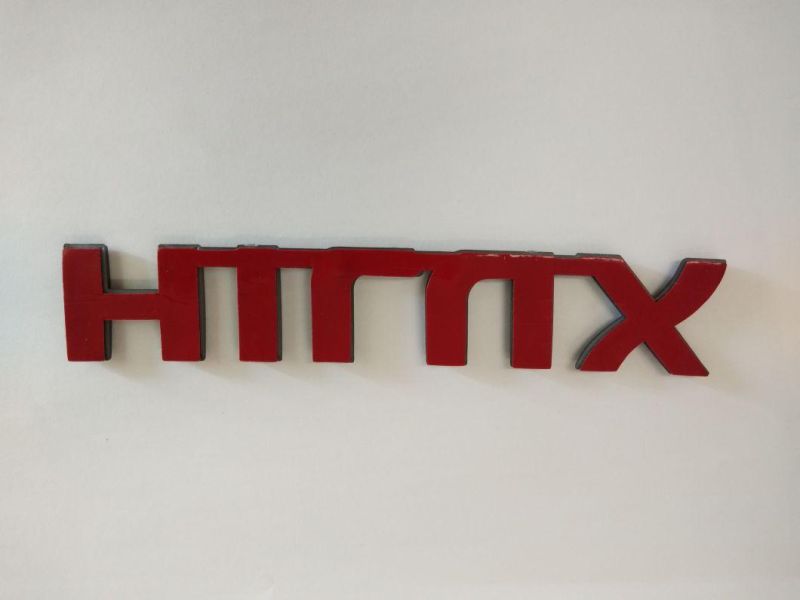 Car Styling ABS Glue Decal Car Badge Emblem HILUX  matt black  Car Adhesive Badge for Honda