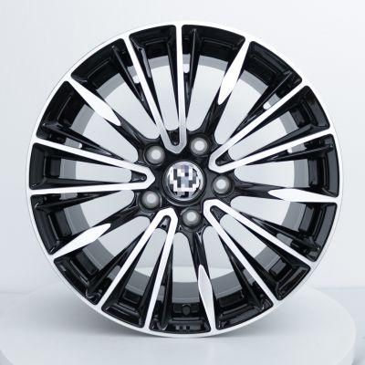 20inch Double Color Heavy Duty Wheels for Lp 610-4/Black with Orange 2-Piece Forged Alloy Wheel Rims 5X114.3