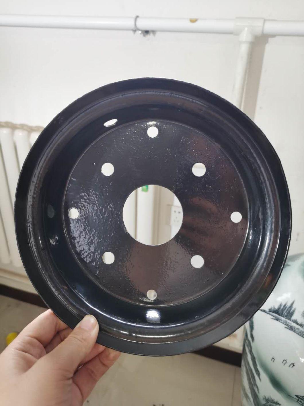 16inch Yellow Steel Rubber Wheel Rim