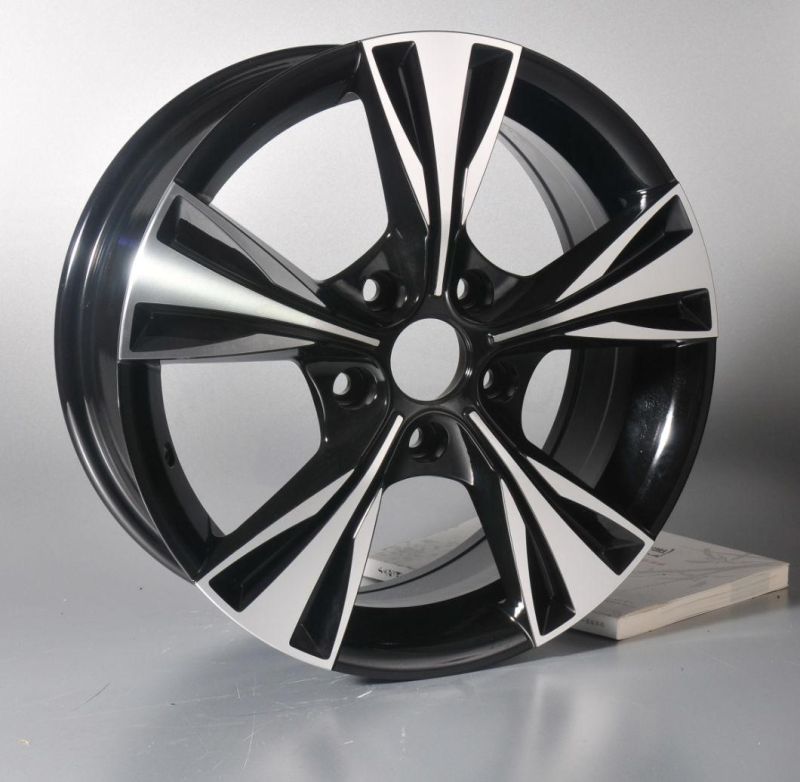 16X6.5 Black Machine Face Wheel Rim Tuner