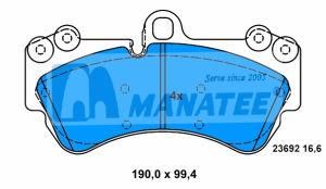 Front Disc Brake Pads for Volkswagen Touareg Porsche Cayenne 7L6 698 151 C