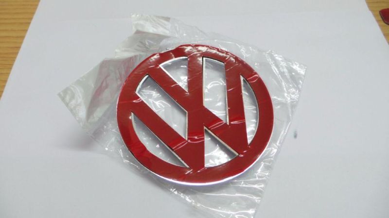 VW logo car emblem Sticker Emblem 11mm VW Red