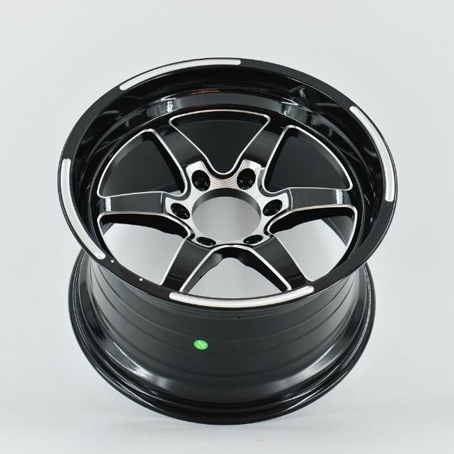 18 Inch Staggered Deep Dish 6 Spokes Racing Alloy SUV 4X4 Offroad Wheel