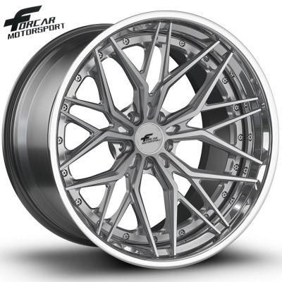 Customized T6061-T6 Aluminum 2 Slice Car Alloy Wheels