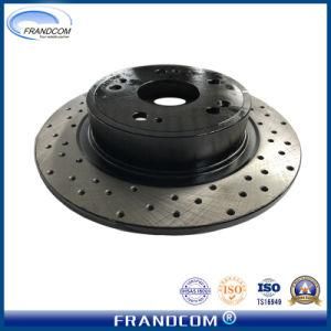 Painted Car OE Drilled Front Brake Rotors Brake Discs