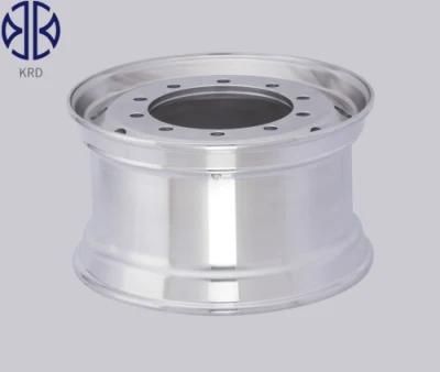 22.5X11.75 22.5&quot; Inch OEM Heavy Duty Truck Trailer Bus Tubless Polished Forged Alloy Aluminum Wheel Rims