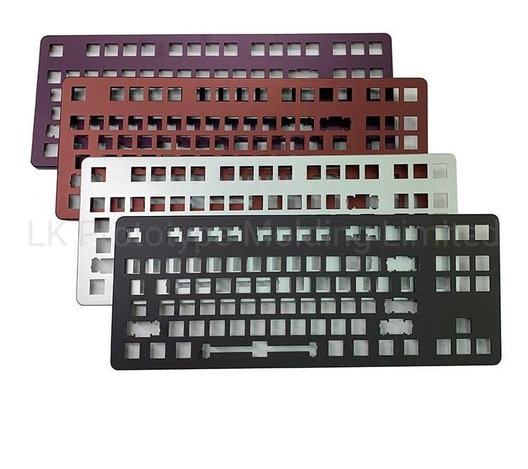 Custom CNC Parts CNC Anodizing Aluminum Keyboard Case Machining Parts