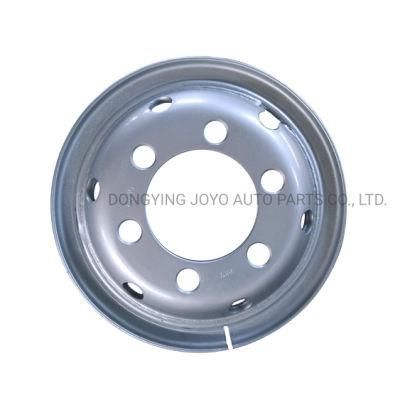 16 Inch Light Truck Rims Tube Steel Wheels 6.0-16