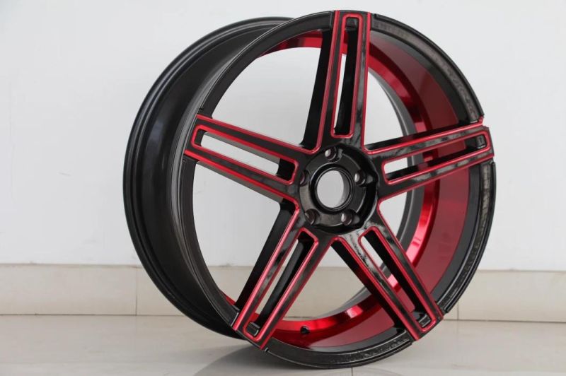 20*8.5 20*9.5 Staggered Alloy Wheel Rim with Milled