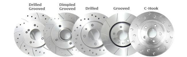 South America Market Ranurado Y Perforado Pastillas Disco De Freno 51712-3K160 for Hyundai Cars