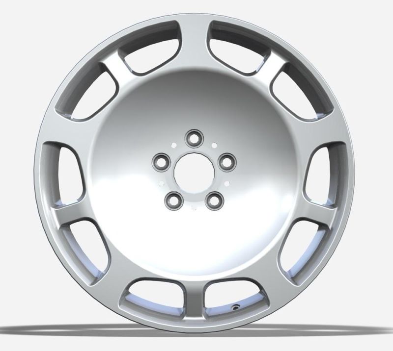 19 Inch 5X112 PCD 42-45 Et China Professional Forged Alumilum Alloy Wheel Rims Silver Machined Face and Lip for Passenger Car Wheels Car Rims Maybach