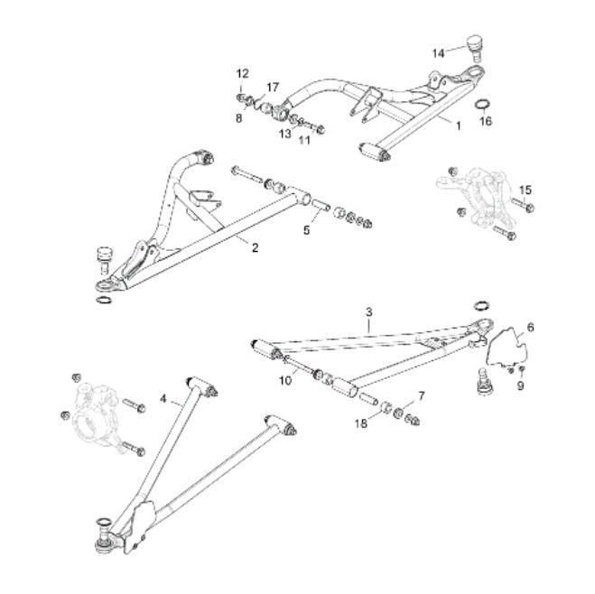 Weld - Ctrl Arm Lwr Fr Lh 64 OE#1021480 Control Arm