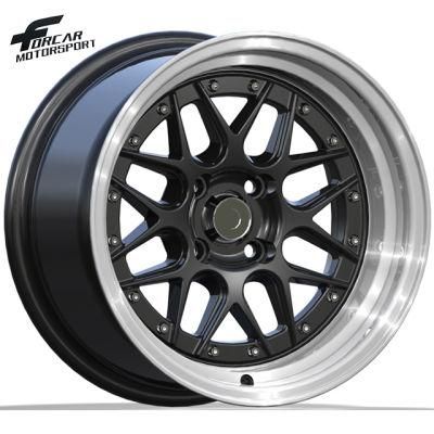 Deep Lip Front Rear 15 16 Inch PCD 100-114.3 Aftermarket Wheel Rims