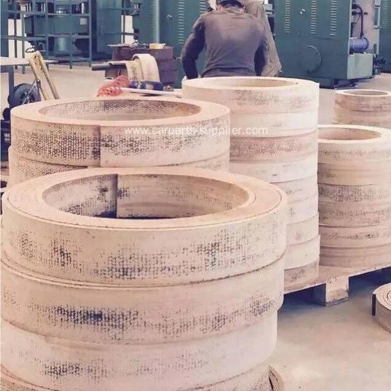 Asbestos White Woven Brake Lining Roll for Engineering  Machine