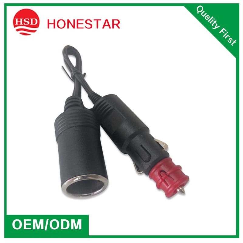 Car Cigarette Lighter Plug to Socket Extension Cable