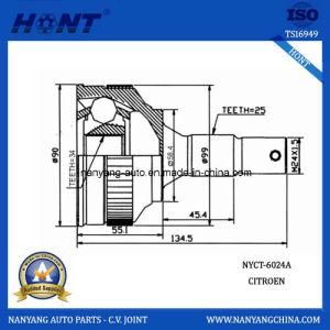 Citroen Car Outer CV Joint Part of Wheel (NYCT-6024A)