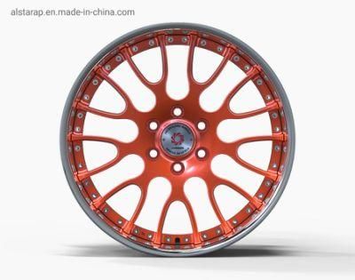 2 Piece Forged Aluminum Alloy Car Wheel