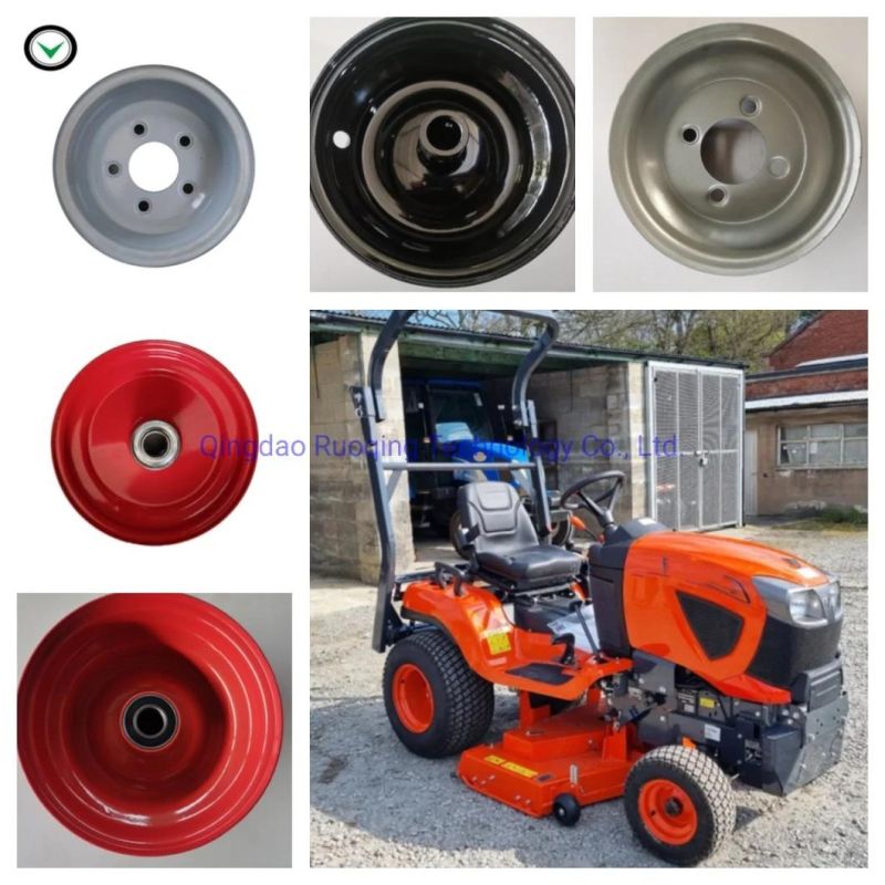 8.00-8 Factory Heavy Duty Steel Wheel Rim for Lawnmower Wheelbarrow Tractors