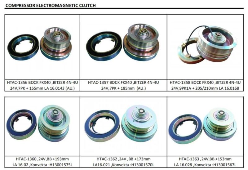 Bock Fkx50-980K Electromagnetic Clutch Bus Air Conditioner