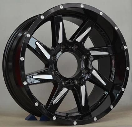 Aftermarket Two Colour Black and Sliver Center Forged Wheels Rim