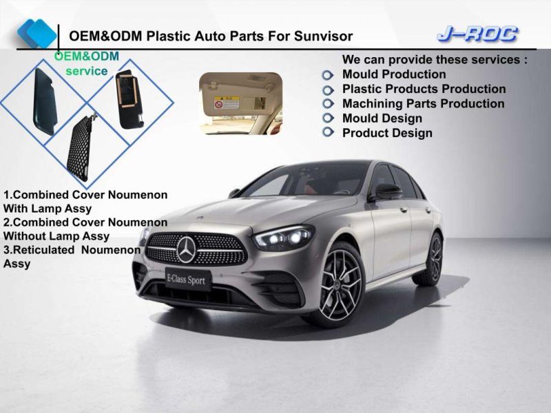 ODM OEM Customized Sunvisor Reticulated Noumenon Assy Plastic Products for Auto Car Automobile Motor Vehicle Body Spare