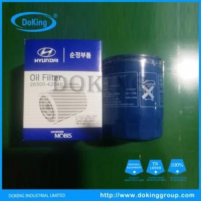 Oil Filter Factory 26300-42040 for Hyundai Car