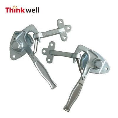 Trailer Parts Tailboard Locks Angle Lever Lock with Spring Retention