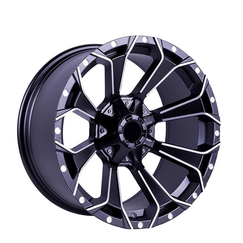 Popular Design Milling Spoke Rivets 4X4 SUV Rims 6X139.7 Offroad Alloy Wheels