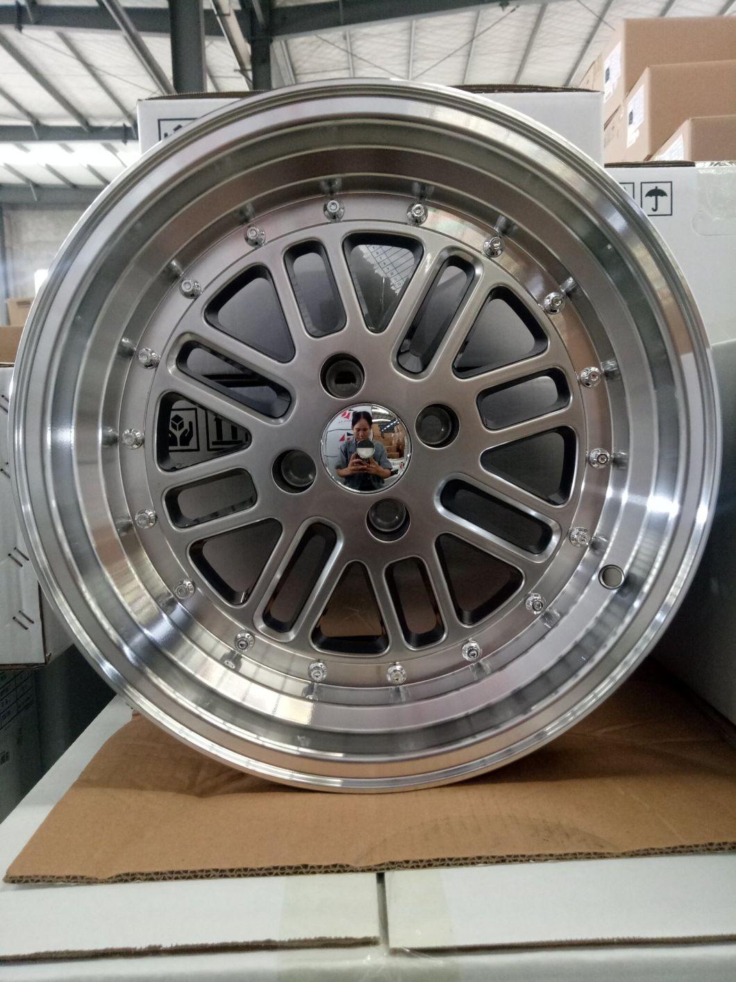 15X8.0 15X9.0 Inch Car Alloy Wheel with Et 0-10 PCD 4X100-114.3 Passenger Car Tires OEM/ODM/Customized Replica Wheels