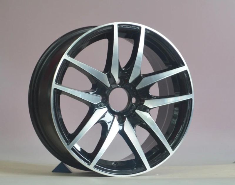 16"17"and 18"Aftermarket Alloy Wheel Rims in Black Machine Face