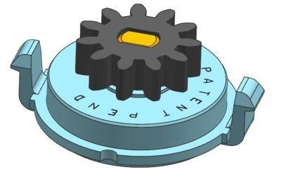 Plastic Injection Rotary Damper Oil Vibration Relief Damper