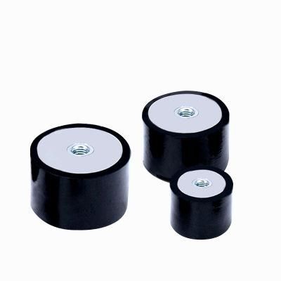 Cylindrical Silent Blocks Bobbin Vibration Damper Rubber Vibration Isolators Cylindrical Antivibration Mounts for Noise Control