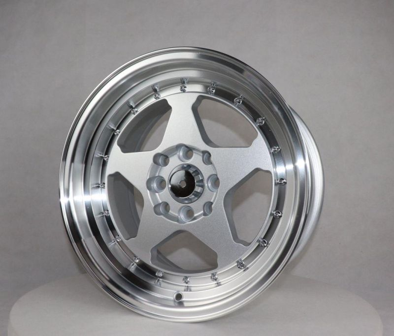 TUV/Jwl/Via, IATF16949/ISO9001 Certification Aluminum Alloy Wheel for Car Parts