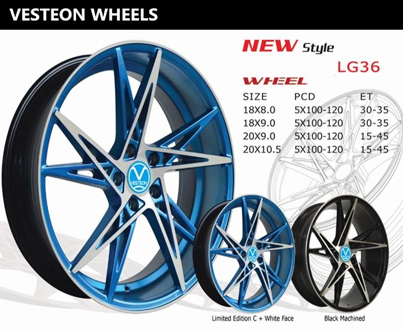 Hot Sale Alloy Wheels 4*100 4*114.3 Passenger Car Wheels Rims 13-18inch