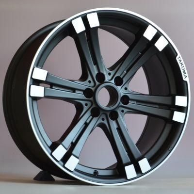 New Design High Quality Shinja White Wheels Silver Black Machined Lip Alloy Car Wheels