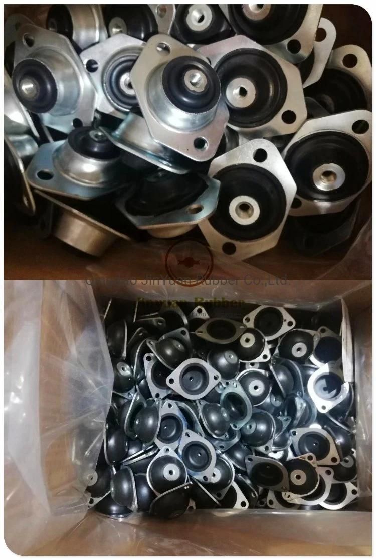 Cylindrical Mounts Rubber Buffer Bobbin or Sandwich Mounts