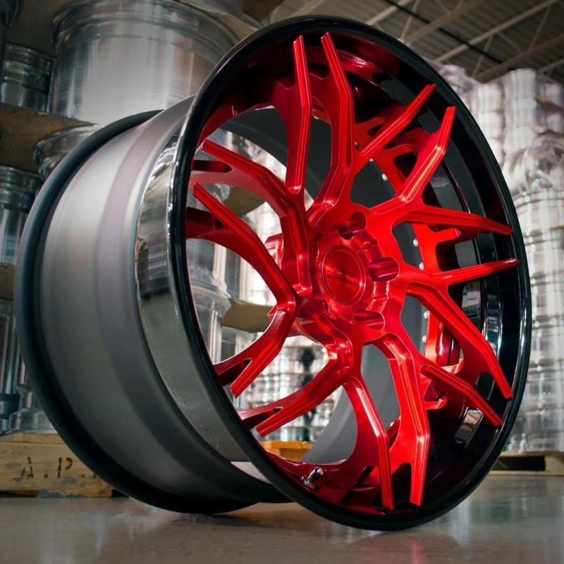 Classic Design Performance Aluminum Car Alloy Wheels PCD 114.3-180 Forged Customized Aluminum Alloy Forged Wheels Hub 20X10 Inch Made in China