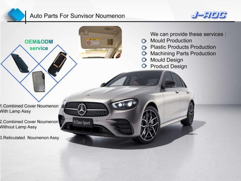 Plastic Auto Parts for Sunvisor/Combined Cover Noumenon Without Lamp Assy/PP+ Filling Material