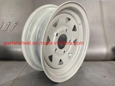 Yuefei Wheel Rim Steel Wheel Trailer Wheel 7.00X12 for Trailer Use Capable 1520lbs