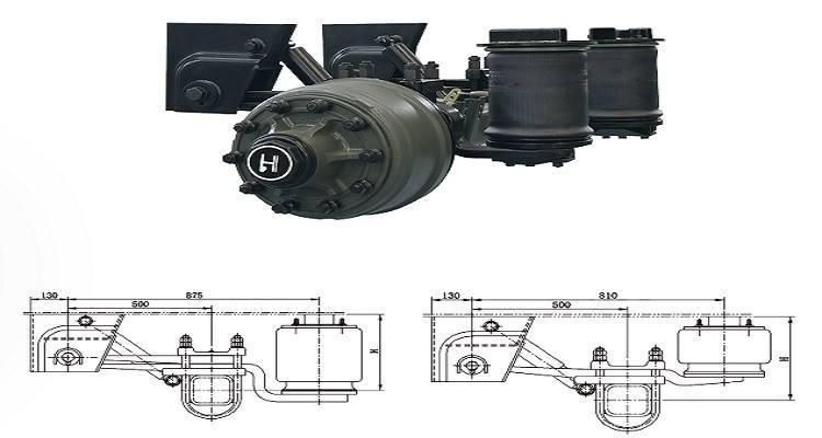 Best Product German Type Air Bag Suspension for Trailer Suspension