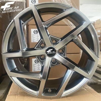 Design Hot Selling Hyper Black Car Alloy Wheel Rims for VW