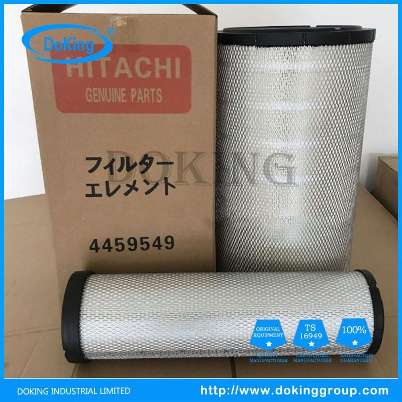 Factory Price High Performance Air Compressor Part Air Filter 4466269 + 4466268 Replace for Hitachi