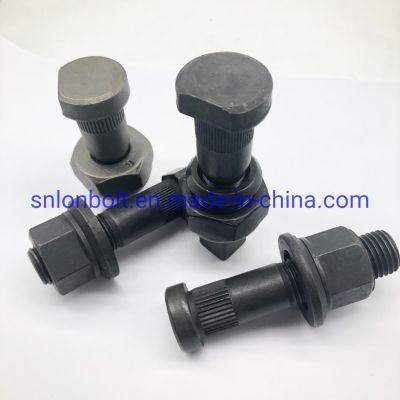 Wheel Hub Bolt Wheel Bolt with Wheel Nut for Trucks