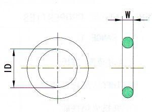 Customer Rubber Grommet with Any Materials NBR, Mvq, FKM