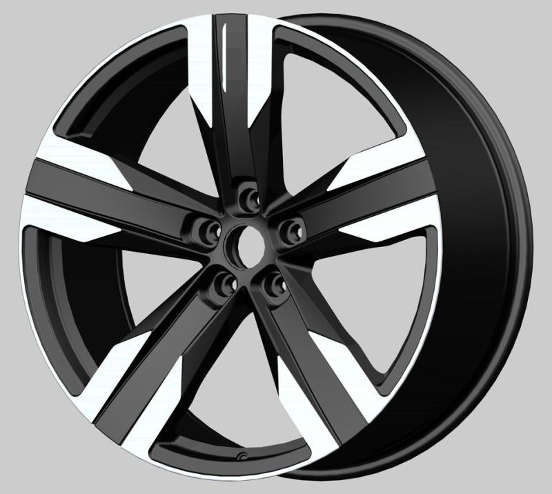 15 17 Inch Black Machine Face 6*139.7 Wheels Rim for Toyota Car Rims