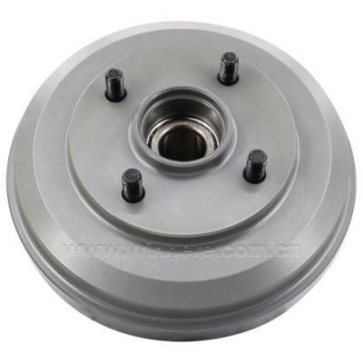 High Quality Painted/queit Auto Spare Parts Hub fullcast Brake Drum with ECE R90