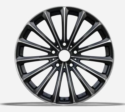 Black Machined Face Alloy Car Rim 13-19 Inch Aluminum Alloy Wheel